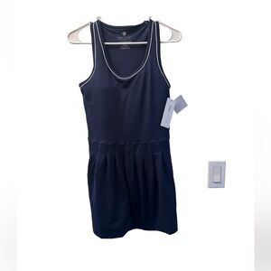 Yogalicious Tennis Dress Womens Small Navy Blue Pickleball Athletic Workout NWT